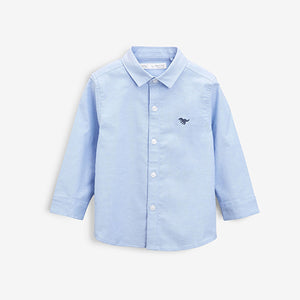Blue Long Sleeve Oxford Shirt (3mths-5yrs)