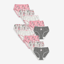 Load image into Gallery viewer, Pink/White /Black Unicorn 10 Pack Briefs (1.5-12yrs)
