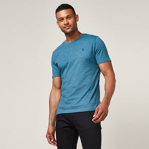 Fig Marl Mix Regular Fit Stag T-Shirts 3 Pack