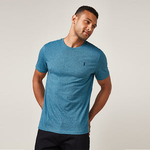 Fig Marl Mix Regular Fit Stag T-Shirts 3 Pack