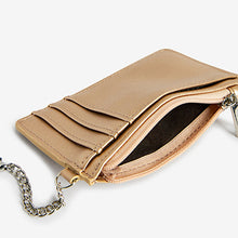 Load image into Gallery viewer, Rose Gold Monogram Coin Purse With Clip Chain
