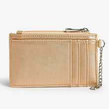 Load image into Gallery viewer, Rose Gold Monogram Coin Purse With Clip Chain
