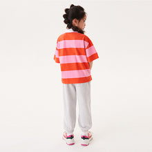 Load image into Gallery viewer, Red/Pink Stripe Rugby Top (3-12yrs)
