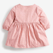 Load image into Gallery viewer, Pink Baby Jersey Dress (0mths-2yrs)
