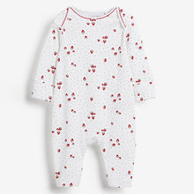 Load image into Gallery viewer, Red/Navy/White 4 Pack Footless Sleepsuits (0mths-18mths)
