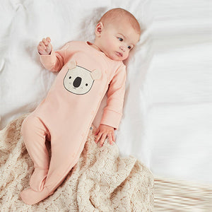 Character 4 Pack Sleepsuits (0mths-18mths)