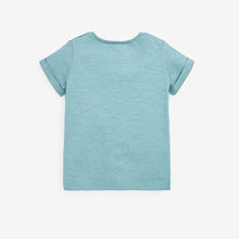 Load image into Gallery viewer, Blue Little Bro Slogan Baby T-Shirt (0mths-18mths)
