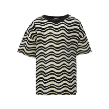 Load image into Gallery viewer, Monochrome Waves Relaxed T-Shirt (3-12yrs)

