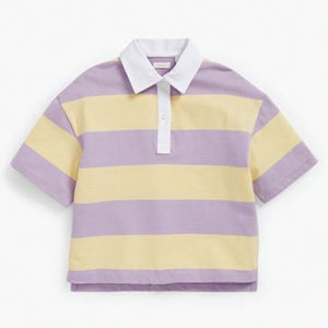 Yellow/Purple Stripe Rugby Top (3-12yrs)