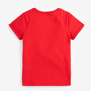 Red Regular Fit T-Shirt (3-12yrs)