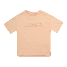 Load image into Gallery viewer, Coral Pink Dream Embroidered T-Shirt &amp; Cycle Short Set (3-12yrs)
