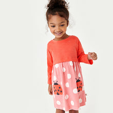 Load image into Gallery viewer, Red Ladybird Jersey Dress (3mths-6yrs)
