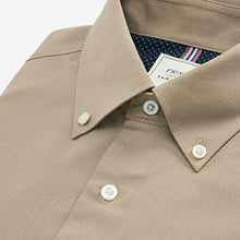 Load image into Gallery viewer, Brown Stone Slim Fit Single Cuff Easy Iron Button Down Oxford Shirt
