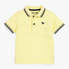 Load image into Gallery viewer, Lemon yellow Short Sleeve Plain Polo Shirt (3mths-5yrs)
