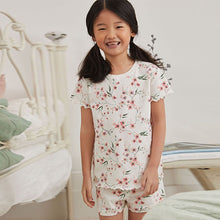 Load image into Gallery viewer, Pink/Cream Short Pyjamas 3 Pack (3-12yrs)
