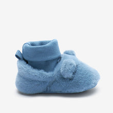 Load image into Gallery viewer, Blue Bear Pram Sock Boots (0-18mths)
