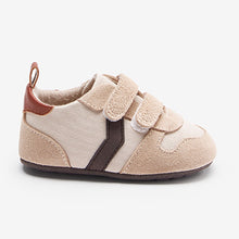 Load image into Gallery viewer, Stone/Neutral Pram Train Shoes (0-18mths)
