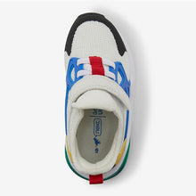 Load image into Gallery viewer, White Elastic Lace Trainers (Younger Boys)
