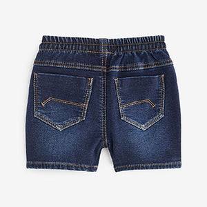 Dark Blue Jersey Denim Shorts (3mths-5yrs)