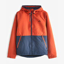 Load image into Gallery viewer, Orange/Navy Blue Shower Resistant Jacket
