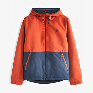 Orange/Navy Blue Shower Resistant Jacket