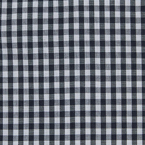 Blue Navy Gingham Regular Fit Single Cuff Long Sleeeves Shirts 2 Pack