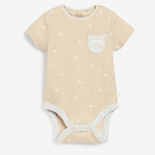 Load image into Gallery viewer, Neutral 5 Pack Short Sleeve Baby Bodysuits (0mths-18mths)
