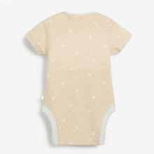 Load image into Gallery viewer, Neutral 5 Pack Short Sleeve Baby Bodysuits (0mths-18mths)
