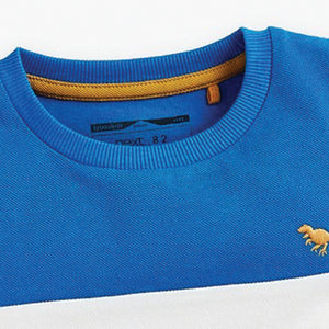 Blue/Green Colourblock Short Sleeve T-Shirt (3mths-5yrs)