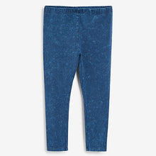 Load image into Gallery viewer, Denim Blue Washed Leggings (3-12yrs)
