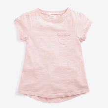 Load image into Gallery viewer, Pink Daisy Pocket T-Shirt (1.5-12yrs)
