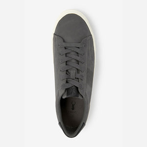 Grey Perforated Side Trainers