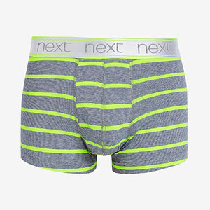Grey Stripe Pattern Hipster Boxers 4 Pack