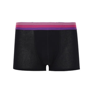 Black with Rainbow Waistband Hipster 4 Pack