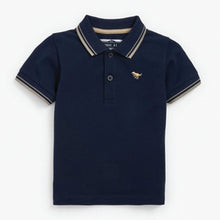 Load image into Gallery viewer, Short Sleeve Plain Polo Shirt (3mths-5yrs)
