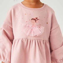 Load image into Gallery viewer, Mid Pink Ballet Long Sleeve Cotton Top and Legging Set (3mths-6yrs)
