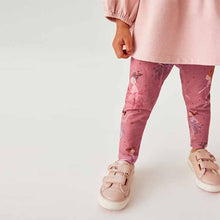 Load image into Gallery viewer, Mid Pink Ballet Long Sleeve Cotton Top and Legging Set (3mths-6yrs)
