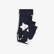 Load image into Gallery viewer, Navy Blue / White Star Snuggle Pyjamas 3 Pack (9mths-6yrs)
