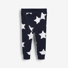 Load image into Gallery viewer, Navy Blue / White Star Snuggle Pyjamas 3 Pack (9mths-6yrs)
