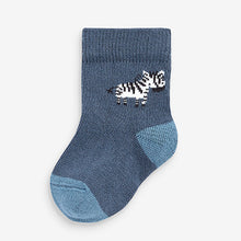 Load image into Gallery viewer, Blue Lion 5 Pack Baby Socks (0mths-2yrs)
