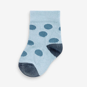 Blue Lion 5 Pack Baby Socks (0mths-2yrs)