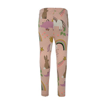 Load image into Gallery viewer, Peach Pink Unicorn Legging (3mths-6yrs)
