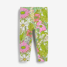 Load image into Gallery viewer, Pink/ Green Legging (3mths to 6yrs)
