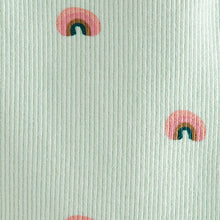 Load image into Gallery viewer, Mint Rainbow Rib Jersey Leggings (3mths-6yrs)
