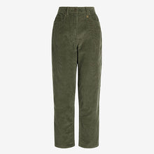 Load image into Gallery viewer, Cord Mom Olive Green Jeans
