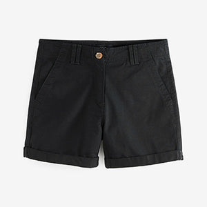 Black  Chino Shorts