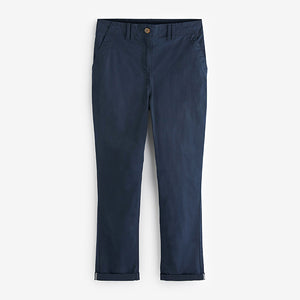 Navy Blue Chino Trousers