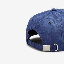 Load image into Gallery viewer, Navy Blue Suede Cap (3-14yrs)
