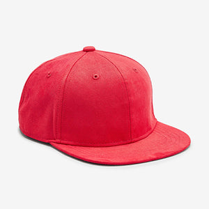 Red/Blue 2 Pack Suede Caps (3-13yrs)