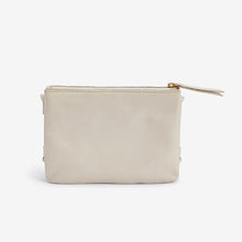 Load image into Gallery viewer, Bone Cream Leather Cross-Body Handbag
